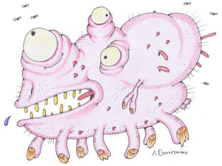Monster Kunstdruck